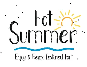 Hot Summer font