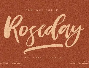 Roseday font