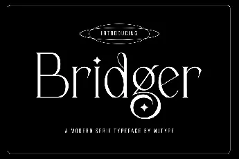 Bridger font