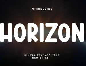 Horizon Display Typeface font