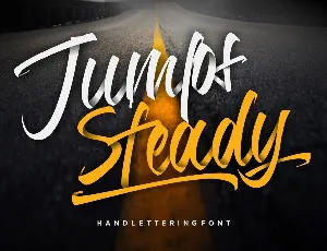 Jumps Steady font