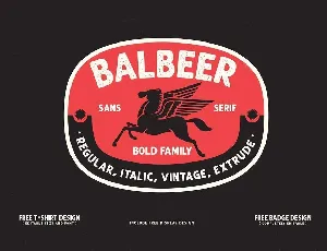 Balbeer Family Free font