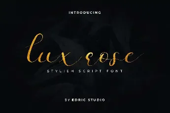 Lux Rose Demo font