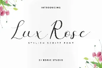 Lux Rose Demo font