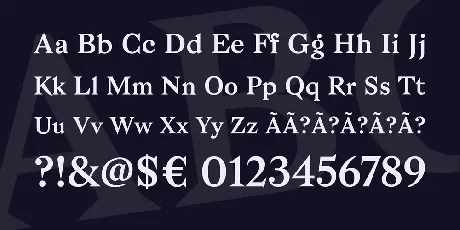 Bagnard font