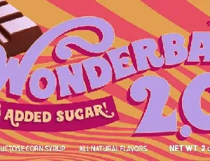 Wonderbar 2.0 Display font