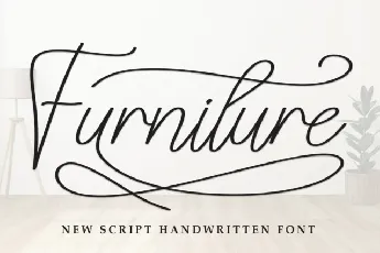 Furniture Script font