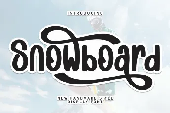 Snowboard Script font