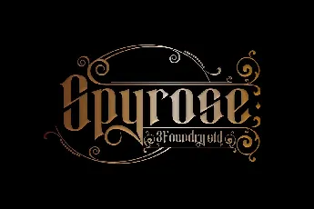 Spyrose font