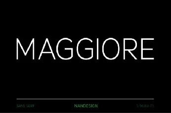 Maggiore Family font