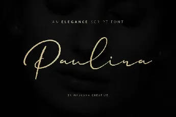 Paulina Elegance Script font