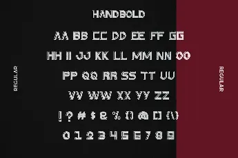 HanBold font