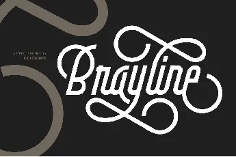 Brayline Typeface Free font