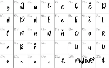 MyLove font