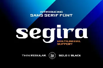 Segira font