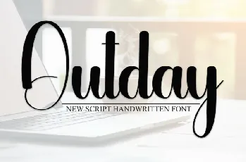 Outday Script font