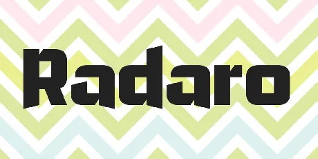 Radaro font