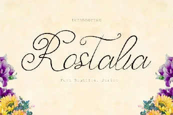 Rostalia font