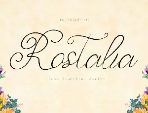 Rostalia font