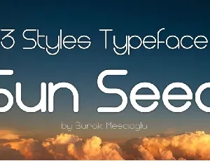 Sun Seed font