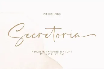 Secretoria font