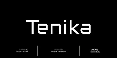 Tenika Sans Serif font