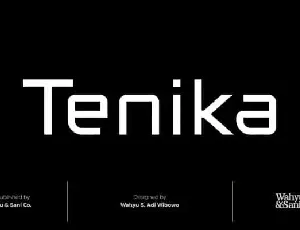 Tenika Sans Serif font