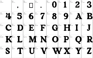 Bulgaria Ligatura font