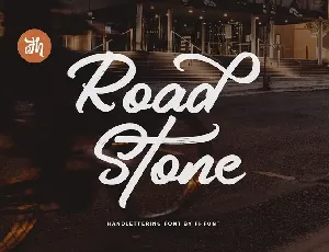 Road Stone font