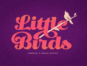 Little Bird font