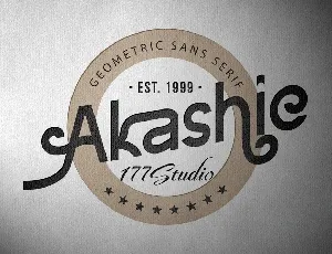 Akashic font