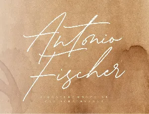 Antonio Fischer font