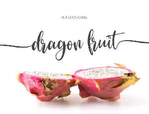 dragon fruit font