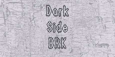 Dark Side BRK font