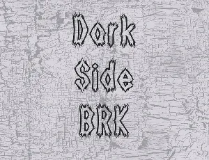 Dark Side BRK font