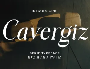 Cavergiz Typeface font