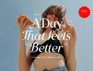 A’Day That Feels Better font