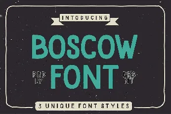 Boscow font