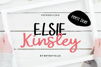 Elsie Kinsley Display Duo font