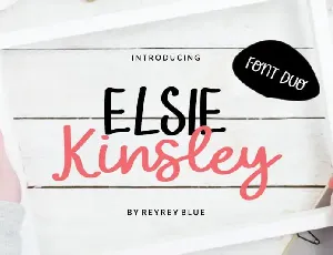 Elsie Kinsley Display Duo font