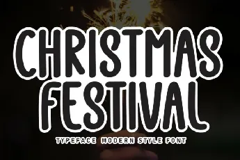 Christmas Festival Typeface font