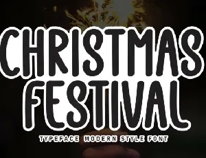 Christmas Festival Typeface font