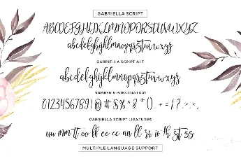 Gabriella font