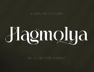 Hagmolya font