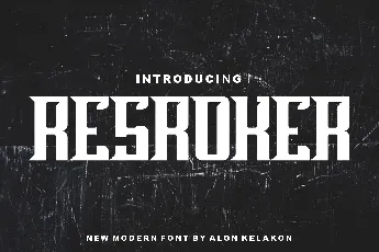 Resroker font