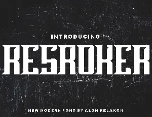 Resroker font