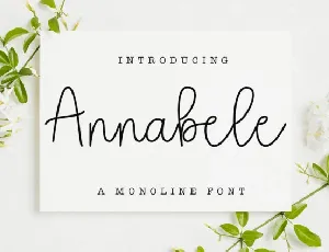 Annabel font