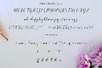 Santosa Calligraphy font