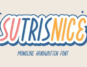 Sutrisnice font