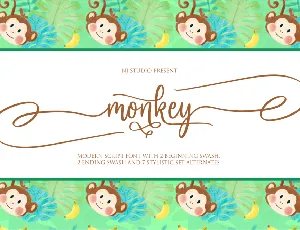 monkey font